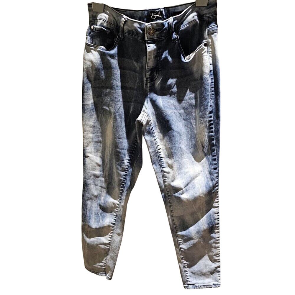 Earl Jeans Size 10 Cowgirl / Western Women's Distressed Dark and Light Washed